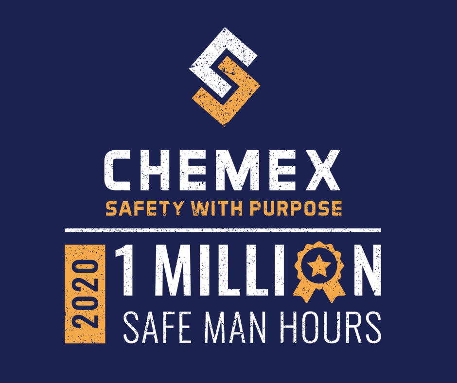 1,000,000 Safe Man Hours Achieved - Chemex Global Inc.